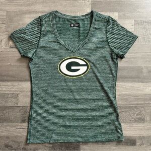 NFL Team Apparel Women's Green Bay Packer Short Sleeve Top M